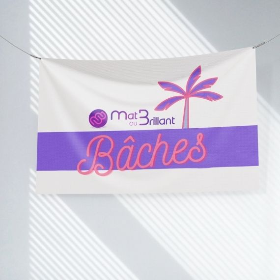 Bâche - communication extérieure